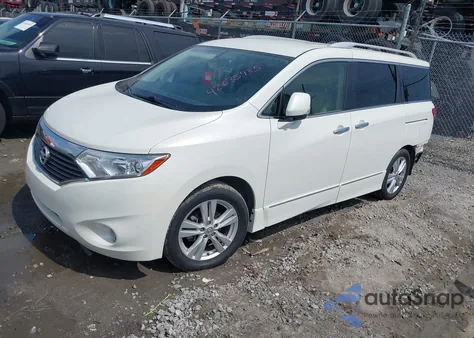 2013 Nissan Quest Sl from USA, damaged, VIN JN8AE2KP2D9061884